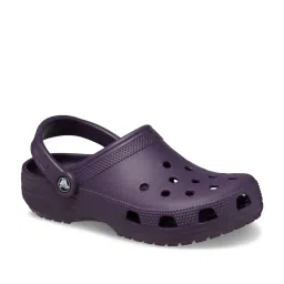 Crocs Men's Classic Iris Purple Back Strap Clogs image 3