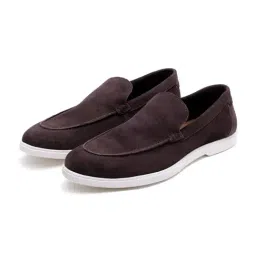 Rare Rabbit Men's VELOUR Purple Loafers image 4