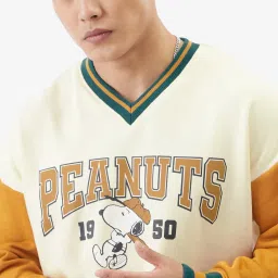 The Souled Store Multicolored Cotton Loose Fit Peanuts : Since 1950 Printed Sweatshirts image 3