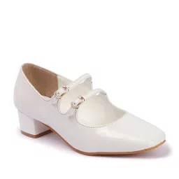Elle Women's White Mary Jane Shoes image 3