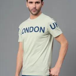 Red Tape Light Green Cotton Regular Fit Printed T-Shirt image 3