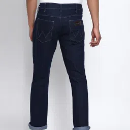 Wrangler Dark Blue Lightly Washed Jeans image 2