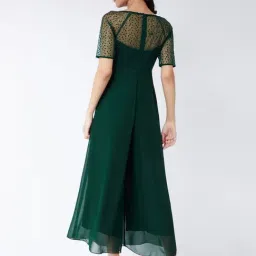 Miss Chase Green Embroidered Jumpsuit image 2