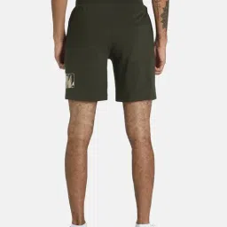 Puma Forest Night Regular Fit Logo Printed Shorts image 2