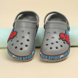 Fame Forever by Lifestyle Kids Grey Back Strap Clogs-picture-39