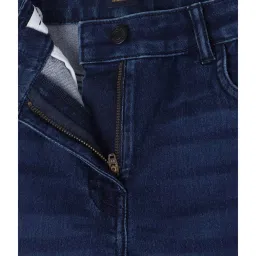 Allen Solly Junior Navy Solid Jeans image 3
