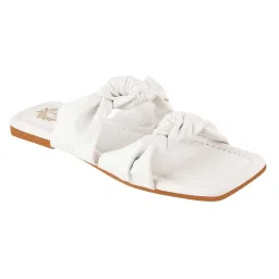 Shoetopia Kids White Casual Slides image 3