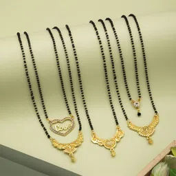 VEMISHTI Gold-Plated Mangalsutra image 1