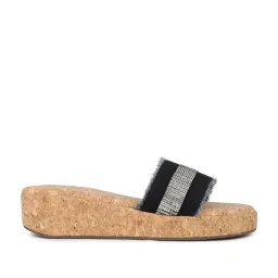 Inc.5 Women's Black Casual Wedges image 3