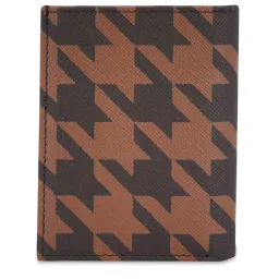 United Colors of Benetton Catarino Tan Leather Printed Bi-Fold Wallet image 3