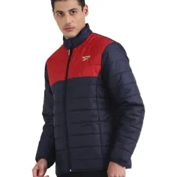Reebok Blue & Red Full Sleeves High Neck Jacket image 3