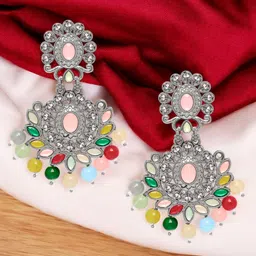 OOMPH Floral Drop Earrings-image-81