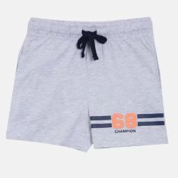 3PIN Boys Grey Cotton Regular Fit Shorts-picture-12