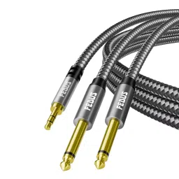 FEDUS 3.5mm TRS to Dual 6.35 mm TS Mono Stereo Y-Cable Splitter Cord 5 m-image-63