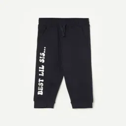 Juniors By Lifestyle Navy Cotton Regular Fit Trackpants-picture-28