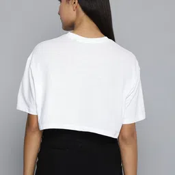 ether Drop-Shoulder Sleeves Boxy Crop T-shirt image 4