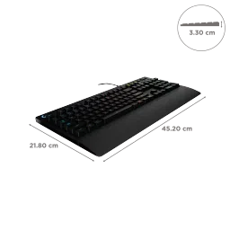 logitech G213 Prodigy Wired Gaming Keyboard with Backlit Keys (Spill Resistant, Black) image 3