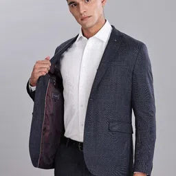 Tommy Hilfiger Textured Single-Breasted Formal Blazer image 4