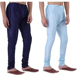 JEXI Men Regular Dupion Silk Kurta with Churidar image 2