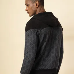 Rigo Men Colourblocked Fleece Lightweight Bomber Jacket image 5