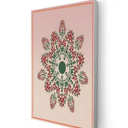 nestroots Beige & Green 1 Piece Canvas Floral and Botanical Wall Paintings image 4