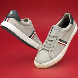 U.S. Polo Assn. Men's CAPRON 2.0 Grey Casual Sneakers-picture-24