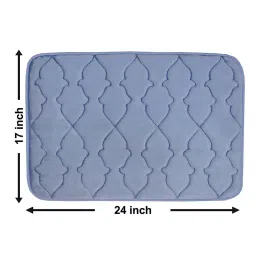 Bianca Luxor-MF Blue Memory Foam 2000 GSM Bathmat image 3