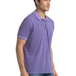 ColorPlus Violet Tailored Fit Polo T-Shirt image 3