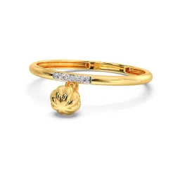 Candere by Kalyan Jewellers BIS Hallmark 14k Yellow Gold & Certified Diamond Ring image 3