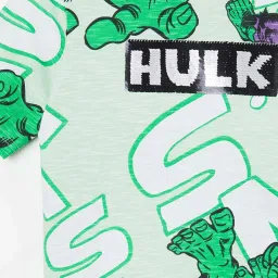 Fame Forever by Lifestyle Kids Green Cotton Printed Tee image 3