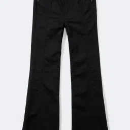 American Eagle Outfitters Black Mid Rise Flared Jeans image 3