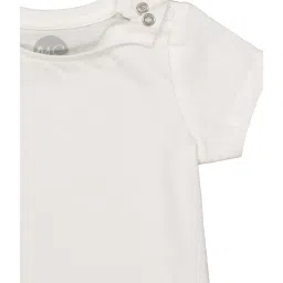 Mothercare Kids Multicolor Floral Print T-Shirt with Dress image 3