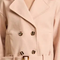 Kazo Pink Solid Jacket image 4