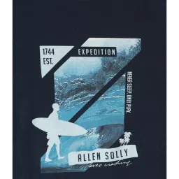 Allen Solly Junior Navy Printed T-Shirt image 3