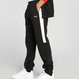 Puma Scuderia Ferrari Race MT7 Motorsport Open Cuff Black Regular Fit Sports Trackpants image 3