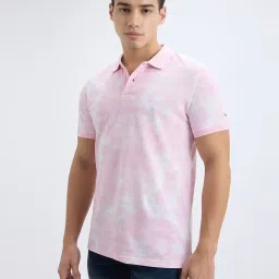 Pepe Jeans Fresh Pink Cotton Regular Fit Printed Polo T-Shirt image 3