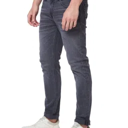 Spykar Grey Cotton Skinny Fit Jeans image 3