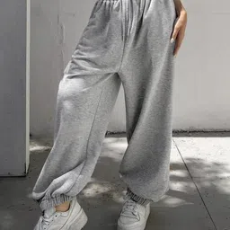 LA CHIC PICK Women Oversized-Fit Mid Rise Jogger-image-46