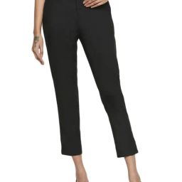 Annabelle by Pantaloons Black Mid Rise Trousers-picture-21