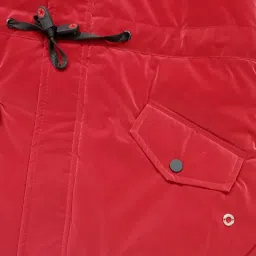 Gini & Jony Kids Red Regular Fit Full Sleeves Jacket image 3