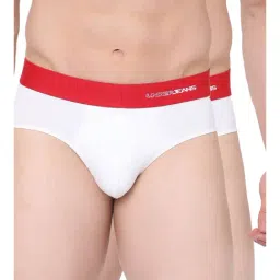 UnderJeans by Spykar White Briefs - Pack of 2-picture-30