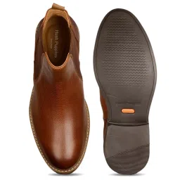 Hush Puppies by Bata Men's DETROIT Brown Chelsea Boots image 3