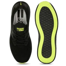 North Star by Bata Men's SLASHER Black Running Shoes image 3