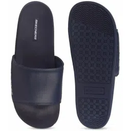 Skechers Men's GAMBIX INDIA Navy Slides image 3