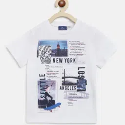 Chicco Boys White Printed T-Shirt-picture-10