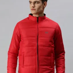 SHOWOFF Red Slim Fit Jackets-image-71