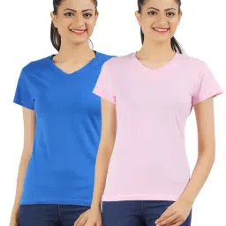 Appulse Blue & Pink Cotton T-Shirt - Pack Of 2-picture-27