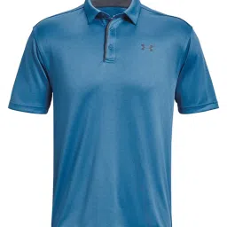 Under Armour Blue Loose Fit Sports Polo image 3