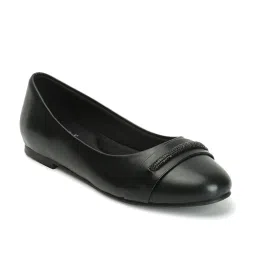 Elle Women's Black Flat Ballets image 3