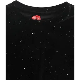 Blue Giraffe Kids Black Printed  Top image 3